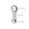 FLZOSPER 7/8-Inch 12 Point Box End Torque Adapter Extension 3/8’’