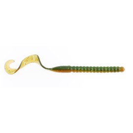 Berkley PowerBait® Power Worm Fishing Bait, Camo, 4in | 10cm, Irresistible Flavor, Classic Curly Tail Worm Profile, Ideal for Spring, Summer and Fall Fishing
