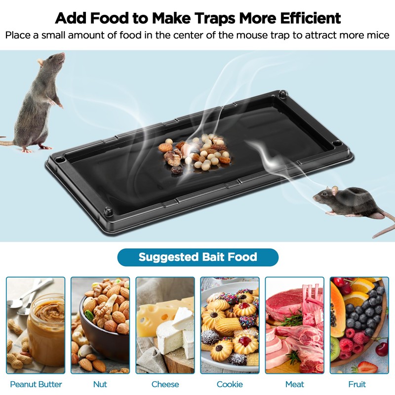 Glue Traps for Mice 12 Pack, Mouse Rat Taps, Extra