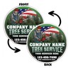 10-Pack Custom Tree Service Company Yard Signs 18.5x19 Inches, Two-Sided