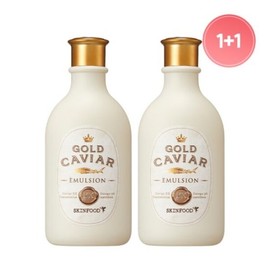 Skinfood Gold Caviar EX Emulsion 1 Plus 1 / 스킨푸드 골드캐비어 이엑스 에멀전 1 플러스 1