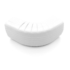 EAGLE 1 White Painted Aluminum Gutter A & B Elbows with 3 Matching Color (Multiple Sizes) Screws Included (A Elbow, 2 X 3)