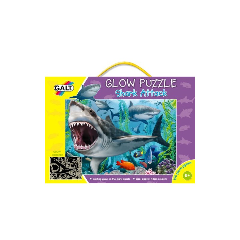 Galt Toys Shark Attack Glow Puzzle