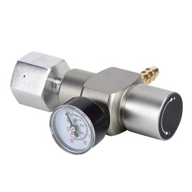 2 in 1 Mini CO2 Gas Regulator Pressure Gauge Pressure Control Adapter 3/8 in to TR21.4 for Sodastream