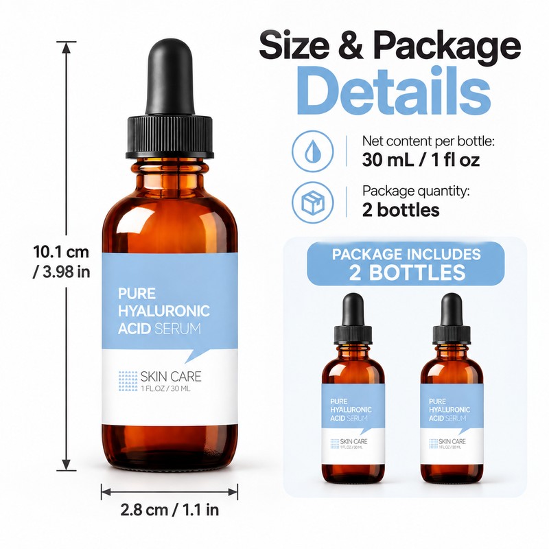 Hyaluronic Acid Face Serum for Daily Skincare – Hydrating Essence
