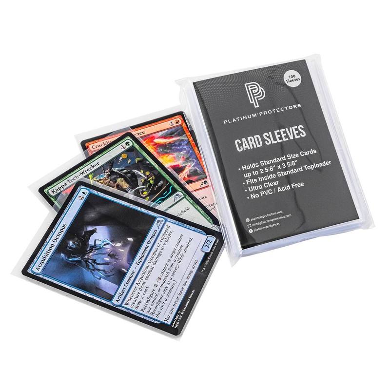 Platinum Protectors Ultra Clear Soft Penny Sleeves for Standard Trading