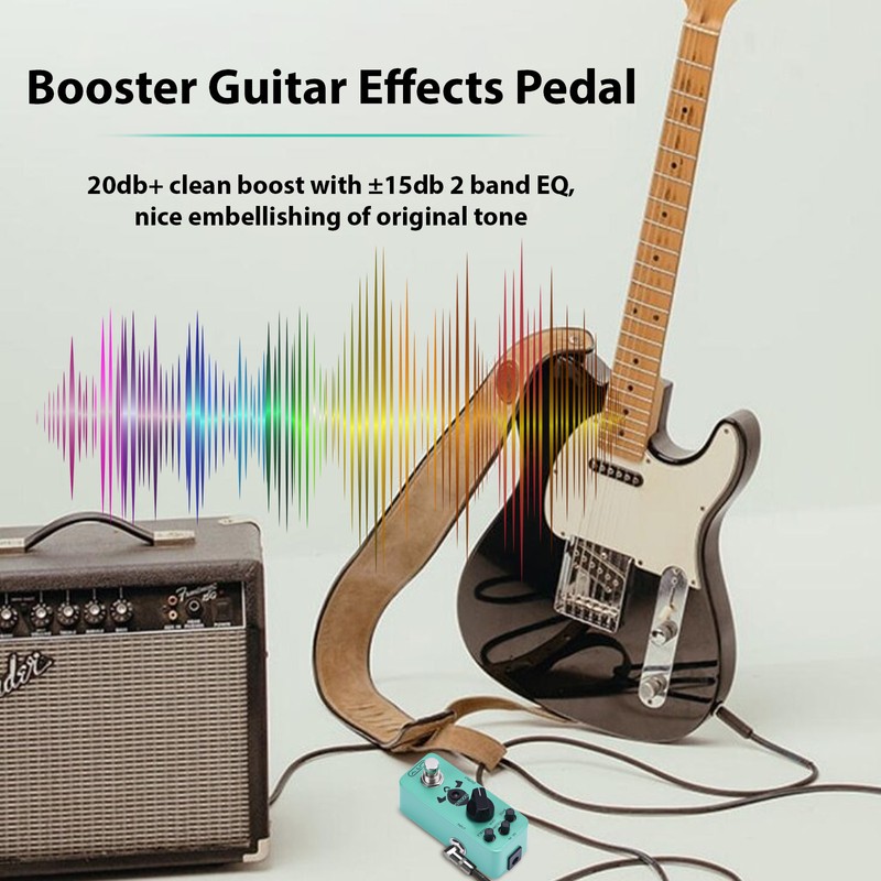 Lity Booster Guitar Pedal Mini Booster Effects Pedal Pure Clean