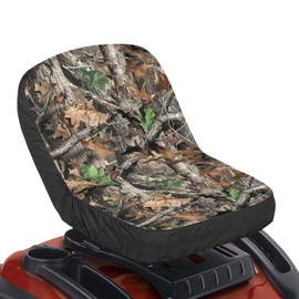 Brosoneto Camo Hunting Riding Lawn Mower Seat Cover Non-Slip Breathable Durable Tractor Seat Cover Universal Lawn Tractor Non-Slip Breathable