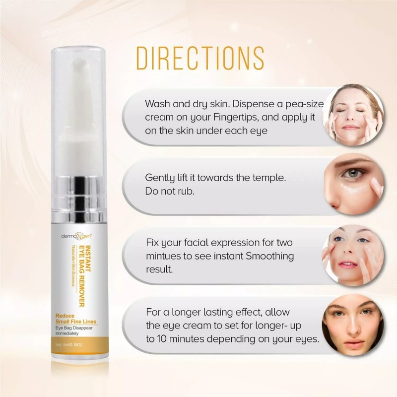 INSTANT EYEBAG REMOVER, DARK CIRCLES, FINE LINES, PUFFINESS, ANTI-WRINKLES