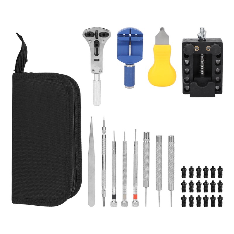 13pcs Professional Watch Repair Kit Watch Strap Battery Gasket Opener