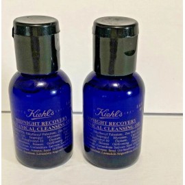 Kiehl's Midnight Recovery Botanical Cleansing Oil ~ Lot of 2  1.4 fl oz