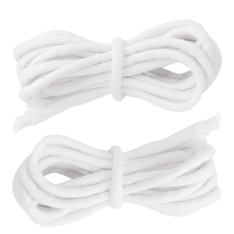 2pcs Candle Wicks Good Oil Absorbency Combustion Durable Braid Cotton