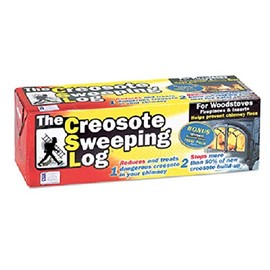Creosote Sweeping Fireplace Log
