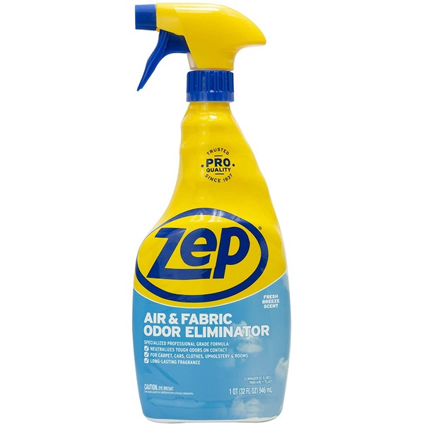Zep Air and Fabric Odor Eliminator 32 Ounces ZUAIR (Pack of 2)