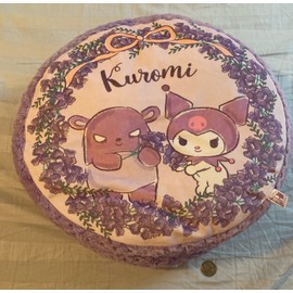 Sanrio Big My Melody Kuromi Poko Poko Sand Cushion - Purple Kuromi