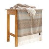 Alpaca Wool Blanket Throw Cherokee Design for Bed Couch Sofa