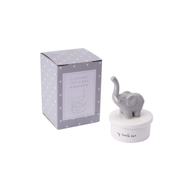 CGB Giftware | Baby Elephant Tooth Box | Tooth Organiser