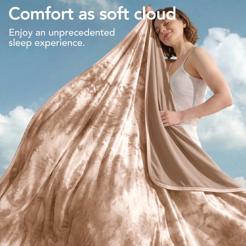 Cooling Blanket 80''x88'' for Hot Sleepers, Arc-Chill Q-Max>0.35 Double Sided