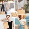 IUJWDA Bolsa de Playa para Mujer,Bandoleras tejidas para mujer,Tejidas Crossbody