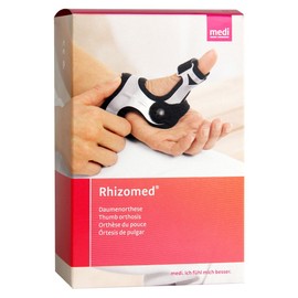 medi Rhizomed Thumb Orthosis I Open I with a Reliable Immobilization I Silver I Left in Size XS