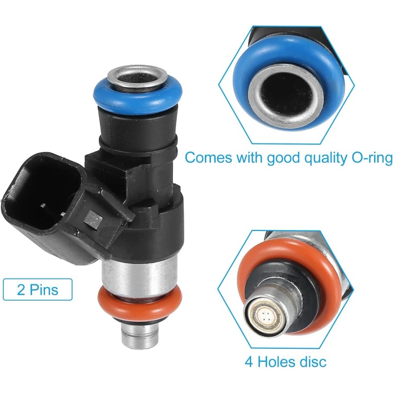 H&H Bros 2 Fuel Injector for Polaris RZR XP 900/