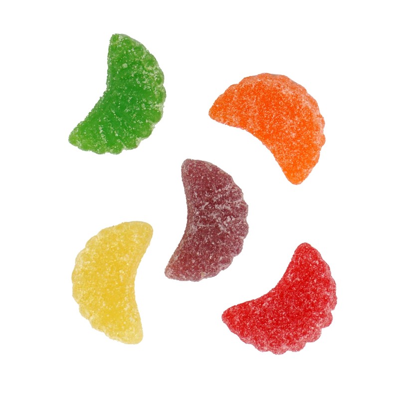 Fruit Slices Candy, 2 Pound Bulk Bag, Candy Fruit Slices