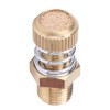 10PCS Brass Pneumatic Muffler BSPT Male Thread Solenoid Valve Silencer