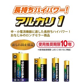 Toshiba LR03AN8MP Alkaline 1 AAA 8P Bulk Pack