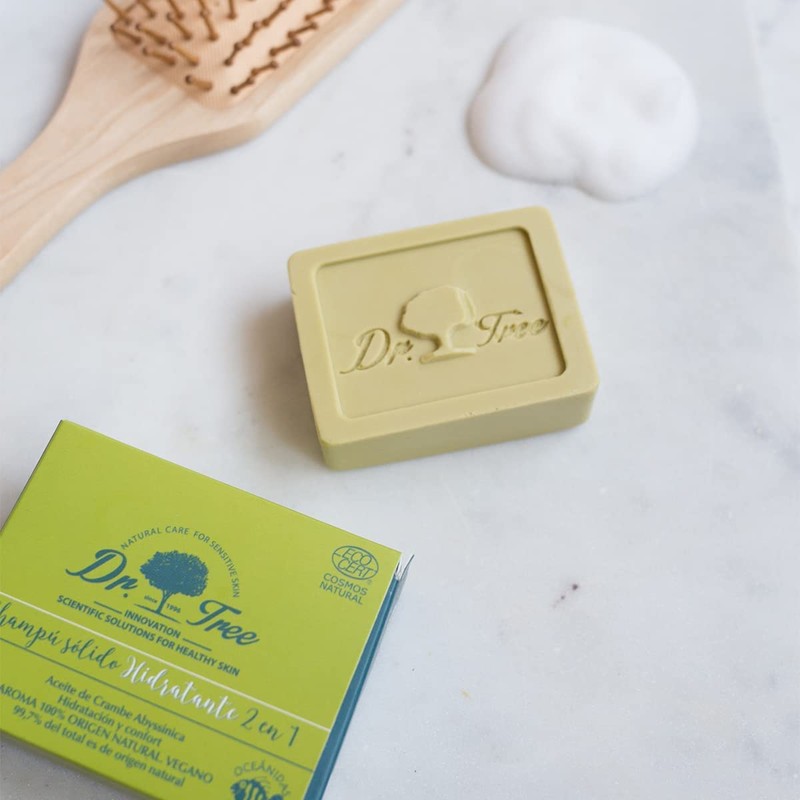 Dr. Tree Moisturising Solid Shampoo + Solid Shower Gel Junior