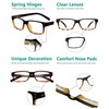 Eyekepper Vintage Reading Glasses for Men - 5 Pack Spring