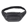 Buffalo Belt bag LEAS, Genuine Leather, black - ''LEAS Travel-Line''