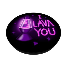 I Lava You Design Pink Purple Funny lava lamp I Love You