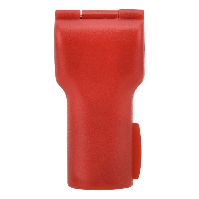 100pcs Peg Hook Locks Stop Lock, Plastic Red Security Lock,