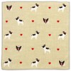 Hamamonyo Washed Towel Handkerchief, French Bull Heart