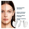 Kit 3 Piezas Guasha Facial Acero Inoxidable Masajes Cuello