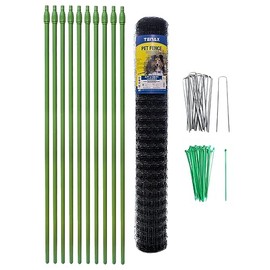 Tenax 2A230073 DIY Pet Fence Kit 4' x 100' Black