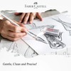 Faber-Castell Dust-free White Eraser (Box of 20) - Soft Erasing,