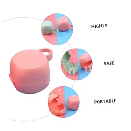 Alasum 8 Pcs Pacifier Storage Box Pacifier Accessories Organizer Pacifier Holder Case Pacifier Holder Organizer Clear Container Pacifier Container Plastic Baby Cartoon Shielding Box