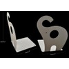 zmgmsmh one Pair Cute Cartoon Elephant Nonskid Bookends Art Bookend