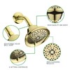 Rainovo 6 Spray Settings High Pressure Shower Head 5" Rain