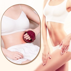 NUOWEI 2PCS Cepillo De Masaje Meridiano, Cepillo Corporal Con Masaje y Piedras Magnéticas, Cepillo De Silicona Meridiano Es Adecuado Para Todo Tipo De Piel (PÚRPURA y Cinta Métrica De Color Aleatorio)