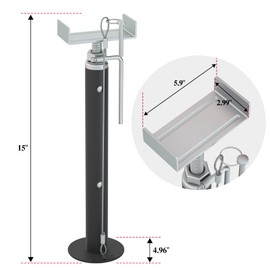 Tnyeobae Heavy Duty RV Slide Out Support - Adjusts from 15" to 37", 5000 lbs Capacity Each, Set of 2