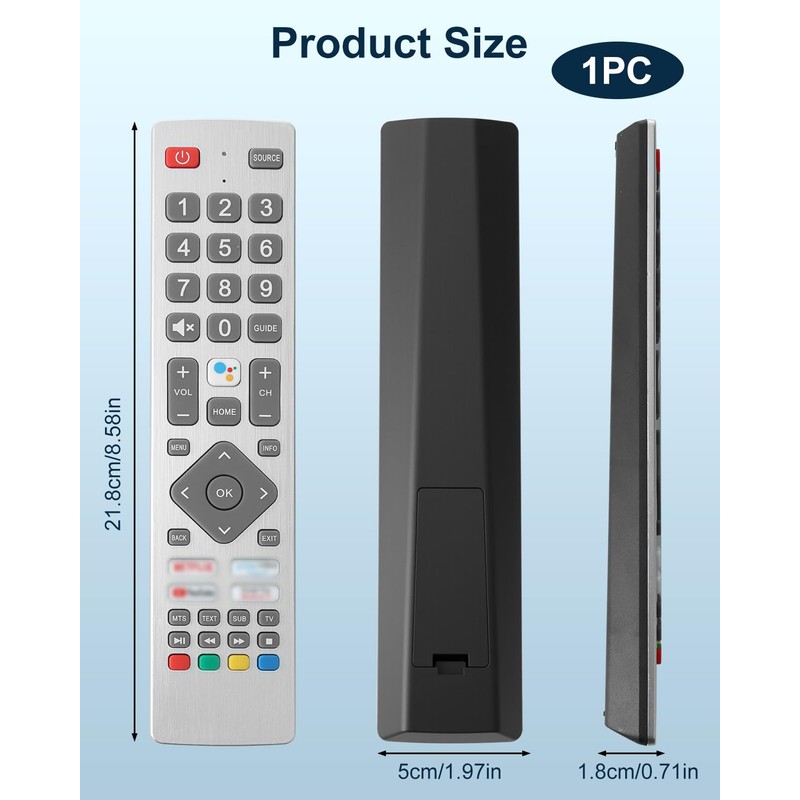 SHWRMC0133 Replacement Remote Control for Sharp, Infrared Remote Control Compatible