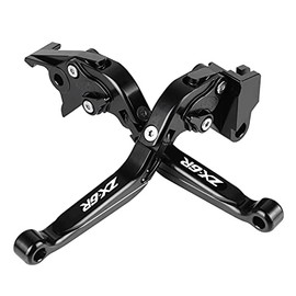 Brake & Clutch Levers Set Foldable Extendable CNC Fit for ZX-6R ZX6R 2007-2016 Black
