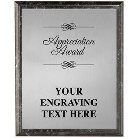 Corporate Plaques - 5 x 7 Appreciation Award Etched Recognition Trophy Plaque Award Prime