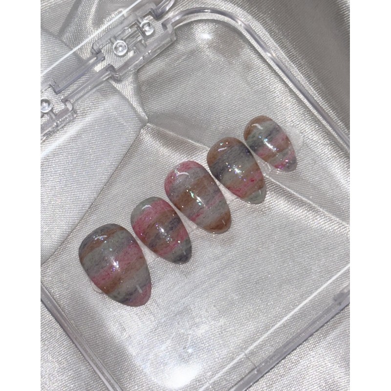Unique Knit Nail Tips - Almond / 유니크 니트 네일팁
