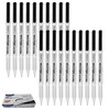 MERCURY Micro Fineliner Pens, BLACK, Ultra Fine Point (0.3mm), Pack