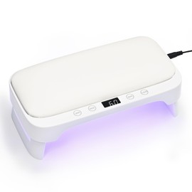 GAOY Professional UV Light for Nails, Nail Lamp with Hand Pillow for Arm Rest, 4 Timers Nail Dryer for Nails Tech Salon