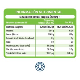Zinc  Selenio MAX - Minerales Esenciales para el Sistema Inmunolgico, Piel, Cabello y Proteccin Celular - 60 Cpsulas de 400 mg - Healthaddiction      