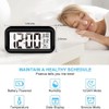 KAIJIELY Upgraded Digital Alarm Clock, 4.3" LED Display with Temperature
